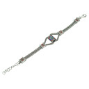 Heritage Collection Vintage Inspired Adjustable Sterling Silver Chain Bracelet - The Imperial