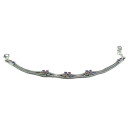 Heritage Collection Vintage Inspired Adjustable Sterling Silver Chain Bracelet - Teacup Flowers