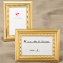 Decorative Shiny Gold Picture Frames with Beaded Inner border