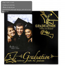 Black with gold 4 x 6 Graduation frame