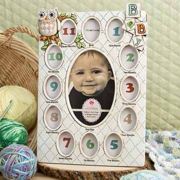 Baby's First Year Collage Frames