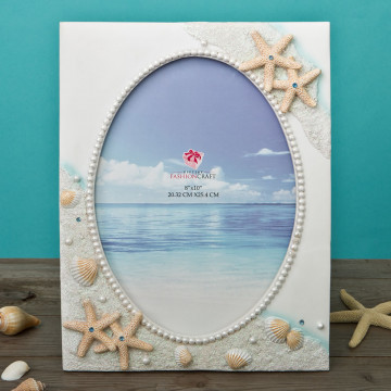 Glorious Hand painted Beach 8 x 10 frame from gifts by PartyFairyBox®