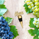 Cheers gold bottle stopper from PartyFairyBox