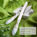 Finishing Touches Collection Beach  Themed Wedding Cake Knife And Server Set