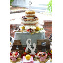 Bride and Groom Cake Topper Silver and White