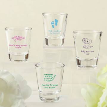 Design your own collection screen printed shot glass from PartyFairyBox®