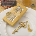 Gold vintage skeleton key bottle opener from PartyFairyBox®