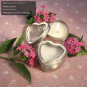 Light For Love Collection Heart Candle Favor Tins