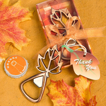 Autumn Magic Collection Leaf Design Bottle  Openers