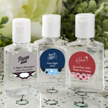 personalized expressions hand sanitizer favors - prom design
