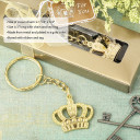 Gold metal crown design Key chain