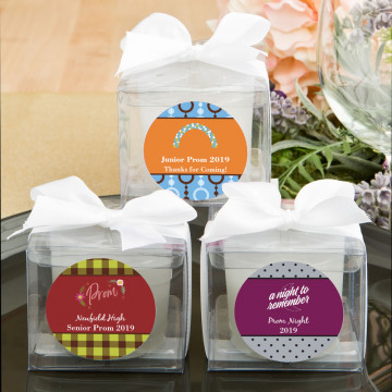 Personalized  Prom collection  candle favors