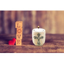 Cross design candle tea light holder from PartyFairyBox®