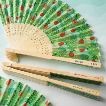 Personalised expressions Pineapple themed Fan