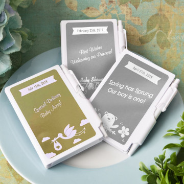 Personalized Metallic Collection Notebook Favors