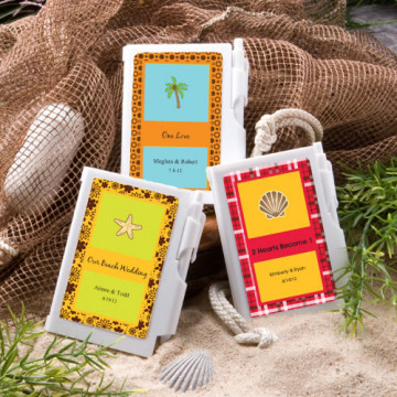 Personalized Notebook Favors - Beach
