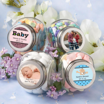 Personalized Glass Jar - Baby Shower