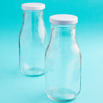 Perfectly Plain Collection Vintage Style Milk Bottles