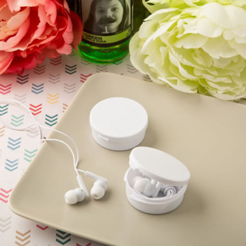 Perfectly Plain ear bud headphones from PartyFairyBox®