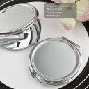 Perfectly plain collection Silver Metal Mirror