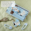 Blue Baby Carriage  Design Key Chains