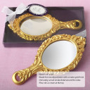 Gold 'Make It Royal' Princess Hand Mirror