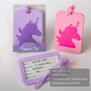 Unicorn Luggage Tags - 2 assorted designs from gifts by PartyFairyBox
