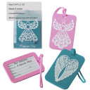 Angel and Angel wings Luggage Tags - 4 assorted designs