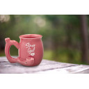 Stoner girl pink with white imprint mug - roast & toast mug