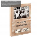 sisters wood frame - distressed wood finish