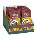 420 - leaf design Bottle opener in 12 piece display