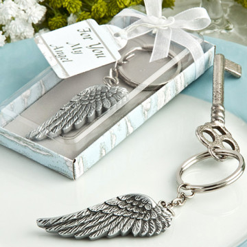 Angel wing key chain favors