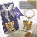 Make it Royal Collection Gold Crown keychain