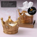 Royal gold Crown tea light candle from PartyFairyBox®