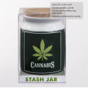 stash jar - green - large