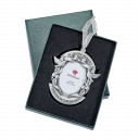 memorial pewter ornament in deluxe box