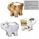 Goodluck - set of 3 elephant candles