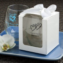Stemless Wine Glasses - Holiday Designs (gift boxes available)